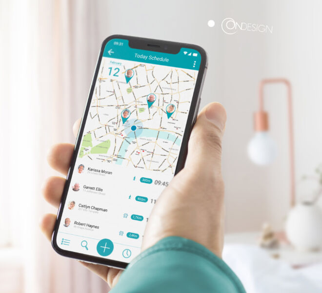 clean UX/UI for medical application