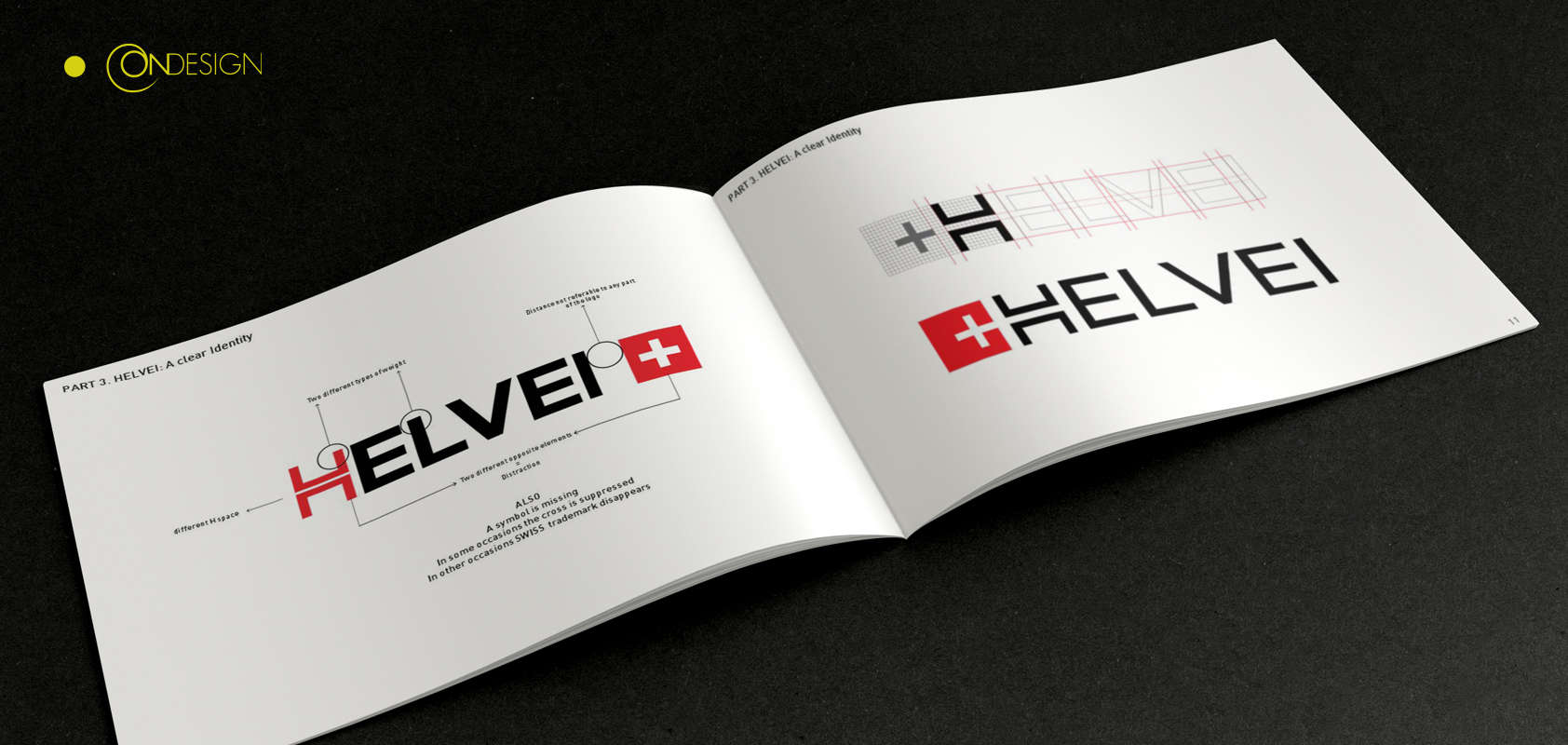 helvei brand identity logo mockup ondesign